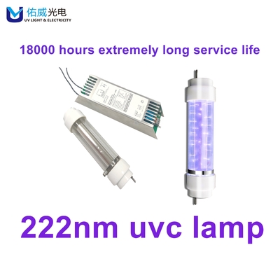 হাসপাতাল 222nm UV ল্যাম্প 50w জীববিদ্যা ক্ষতিহীন UVC ফার আল্ট্রাভায়োলেট ইনডোর