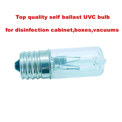 10V 3W UV বাতি স্বয়ং ব্যালাস্টেড UVC হালকা জুতা ক্যাবিনেট নির্বীজন