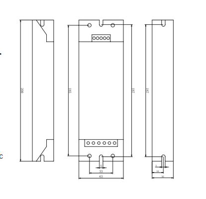 U810 Z1554 ল্যাম্প সমর্থনকারী ব্যালাস্টের জন্য 220V 150W uvc ব্যালাস্ট UV- 150H