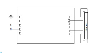 U810 Z1554 ল্যাম্প সমর্থনকারী ব্যালাস্টের জন্য 220V 150W uvc ব্যালাস্ট UV- 150H