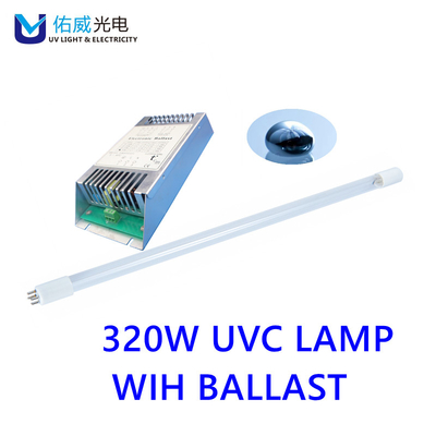 ব্যালাস্ট উচ্চ তাপমাত্রা কাজের পরিবেশ G13 সহ 320w UVC আলো