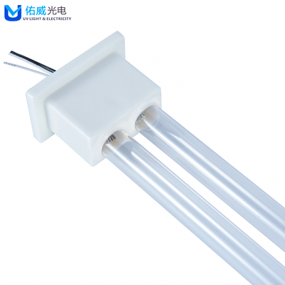ইন্ডাস্ট্রিয়াল ইউ শেপ UVC হাল্কা গন্ধ পরিশোধন 40w আমলগাম LTC24W/2G11