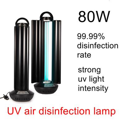 80w UV জীবাণুমুক্ত বড় ঘর ওজোন O3 185nm ফর্মালডিহাইড অপসারণ