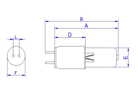 UV ব্যালাস্ট 12VDC ইলেকট্রনিক 3W ব্যালাস্ট UV ছোট শক্তি ব্যাকটেরিয়া হত্যা