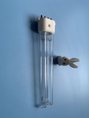 2G7 7W ওজোন ফ্রি টিউব UVC লাইট টিউব H শেপ UV জার্মিসাইডাল ল্যাম্প 254nm