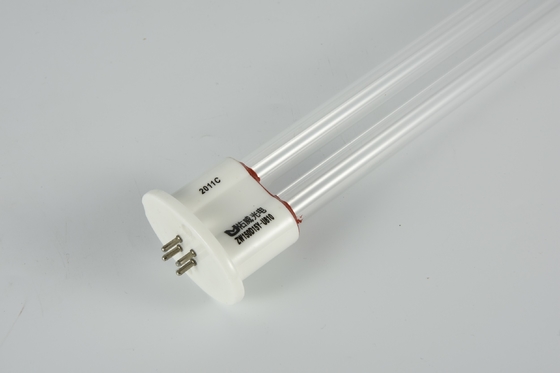 পরিষ্কার 60w 95w H আকৃতির UVC লাইট বাল্ব 217 মিমি দৈর্ঘ্য কোয়ার্টজ UV জীবাণু নাশক টিউব