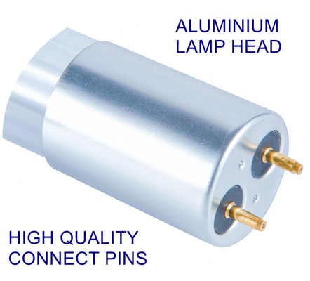 G24T8L কাস্টমাইজড 254nm T8 জীবাণুনাশক UV টিউব উচ্চ আউটপুট বিকিরণ