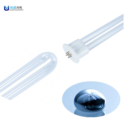 গার্হস্থ্য স্যুয়েজ ট্রিটমেন্ট UVC লাইট U শেপ 100w UV ল্যাম্প