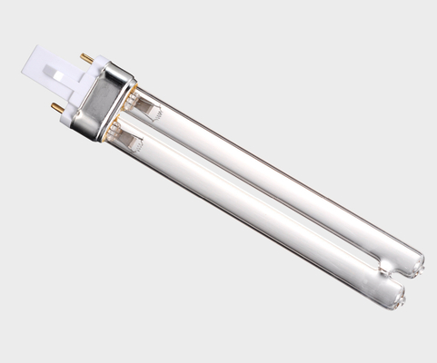 পরিষ্কার 60w 95w H আকৃতির UVC লাইট বাল্ব 217 মিমি দৈর্ঘ্য কোয়ার্টজ UV জীবাণু নাশক টিউব